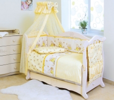 Постільний комплект 8 ел Twins Standard Basic 4050-CB-010, Медуни жовті